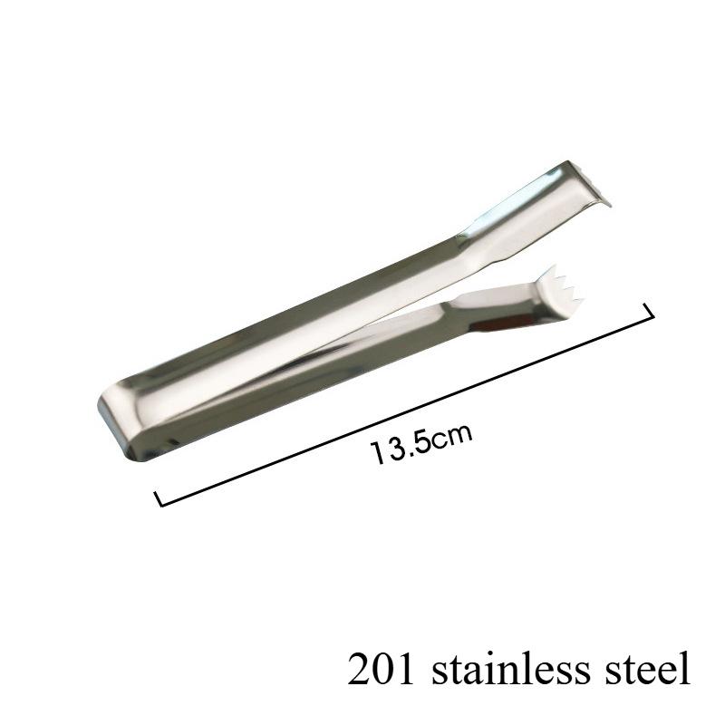 Stainless Steel Ice Clip for Ice Cube Clip Stainless Steel Food Clip with Magnetic Ice Clip Barbecue Clip