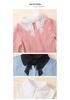 Water-Soluble Lace Embroidery Bow Tie Collar for Women