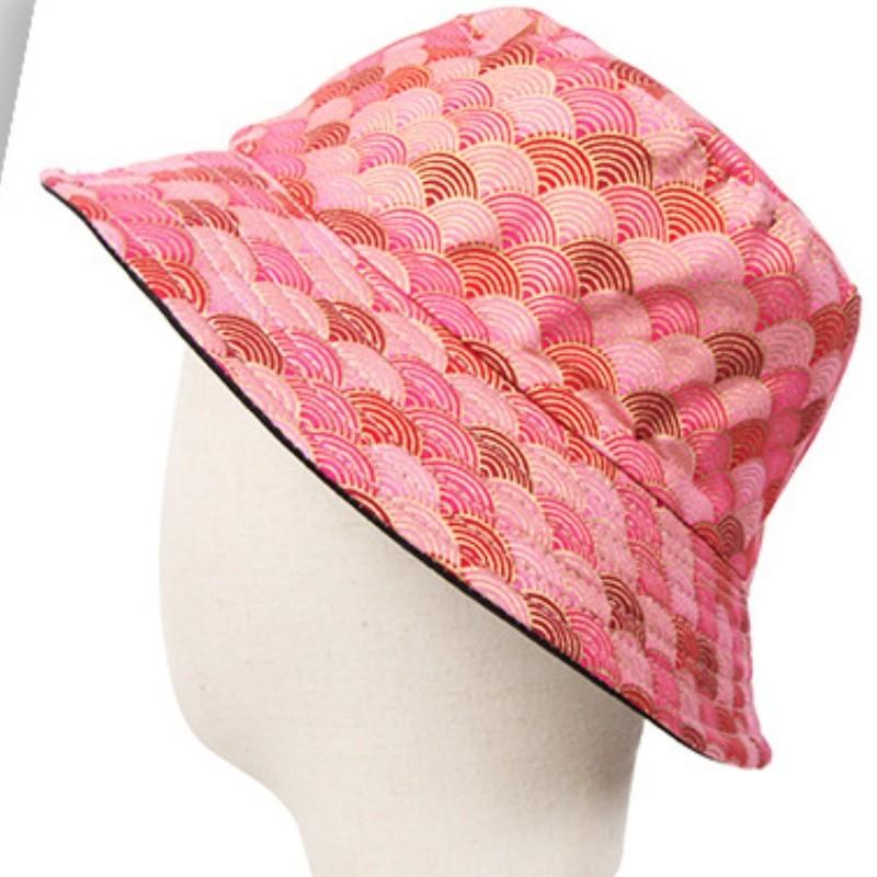 Fashionable Creative Gold-stamped Seashell Fisherman Hat Sunshade Sun Hat Outdoor Sun Hat