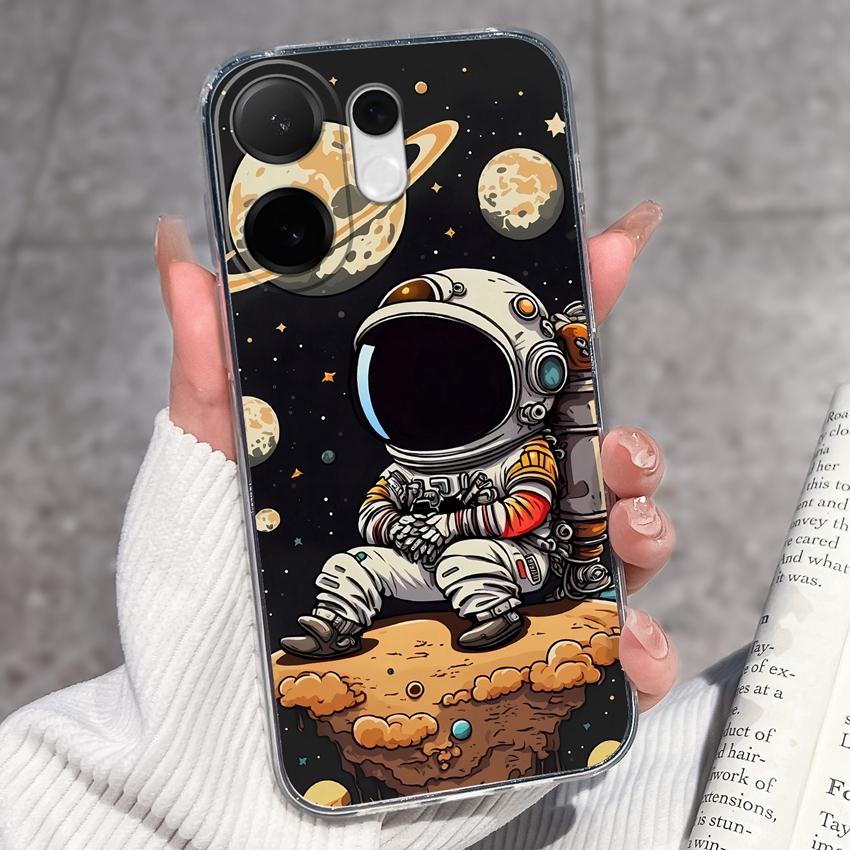 For Vivo V60 V50 V40 Lite V40e V30e V20 Pro SE Phone Case Beautiful Mountain Range Patterns Transparent TPU Anti Slip Soft Back Covers For Vivo Casing