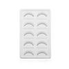 Synthetic Hair Base Glue Practice Lash Strips 5 Pairs Training Lashes Eyelash Natural Black Straight Tapered Fuller Effect Easy