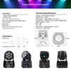 Da Pu 7x10W LED Moving Head Stage Lights for Performances