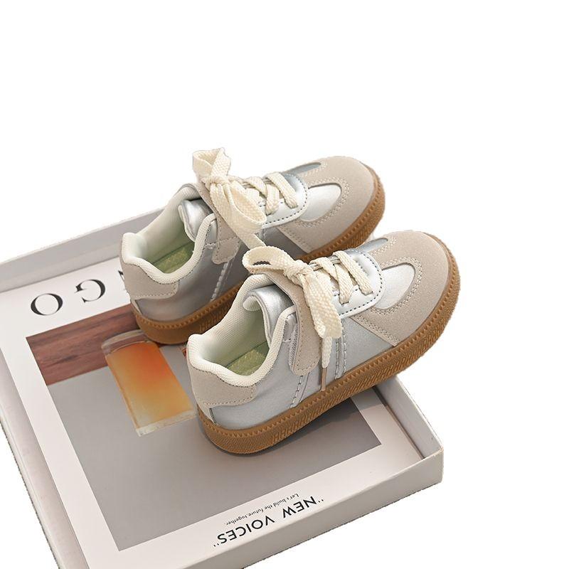 Children's German Training Shoes 2025 Summer New Girls Korean Version Fashion Casual Board Shoes Boys Non-slip Soft-soled Sports Shoes