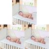 Kinder-Unterlage mit Baumwoll-Saugfähigkeit, Bettschutz für Baby- und Kleinkindbetten, Sicherheit