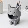 3D Printed Cat Shaped Candy Bowl Cute Cat Storage Container Desktop Pen Holder