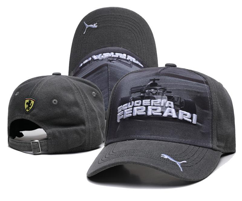 

для Ferrari SJ Scuderia Ferrari Спортивна Бейсболка Зношені Кепки Кепка Чоловіча Ретро Для вулиці Універсальна Літня Регульована Повсякденна Кепка