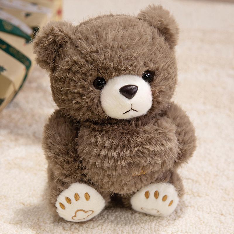 

Сидящий Мишка Любви Кукла Мишка Плюшевая Игрушка Кукла Кошка Три Кошки Кошка Детская Утешительная Кукла Подарок 25cm