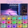 Modern Minimalist Usb Rechargeable Corn Shape Wall Light With 360 Degree Glow For Living Room Decor