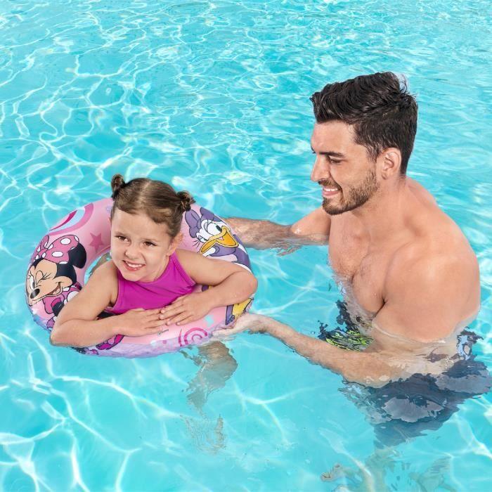 Bouée Gonflable Enfant Bestway Minnie Mouse 48 Cm - Rose - PVC Haute Qualité