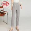LangSha Women's High-Waist Casual Straight Leg Pants