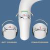SAMODRA Ultra Slim Bidet Attachment for Toilet Seat - Dual Nozzle, Adjustable Water Pressure, Non-Electric Ass Sprayer