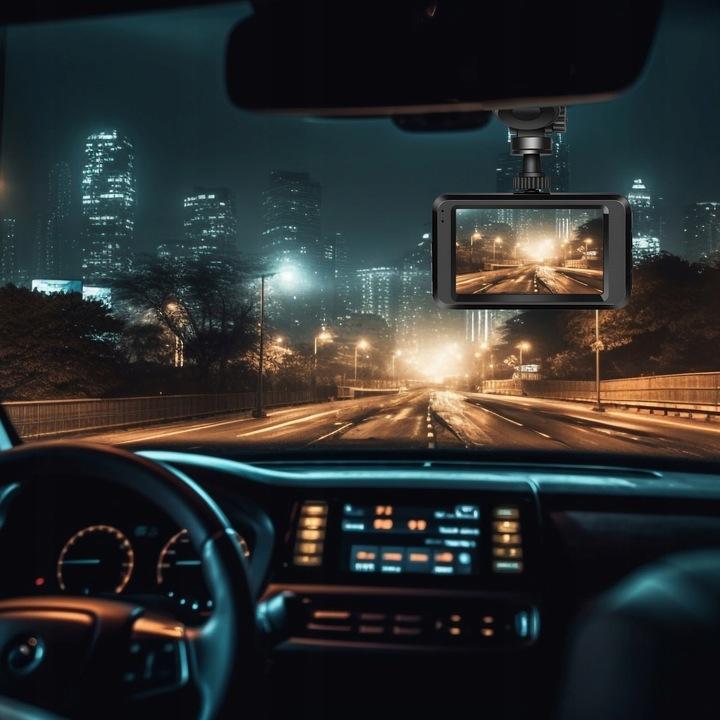 Wideorejestrator Samochodowy + Kamera Cofania Z Wyświetlaczem Dash Cam Hdr