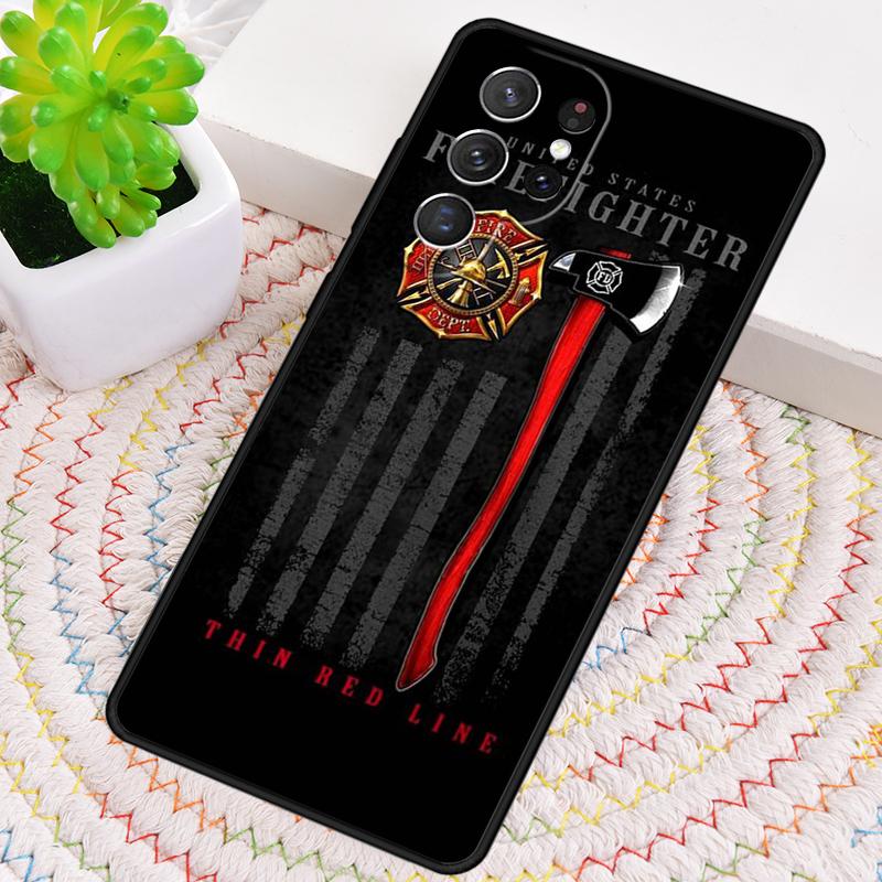 Firefighter Heroes Fireman Phone Case for Samsung Galaxy Note 10 Pro S26 Ultra S23 S24 FE S25 S21 S22 PLUS Shockproof Cove