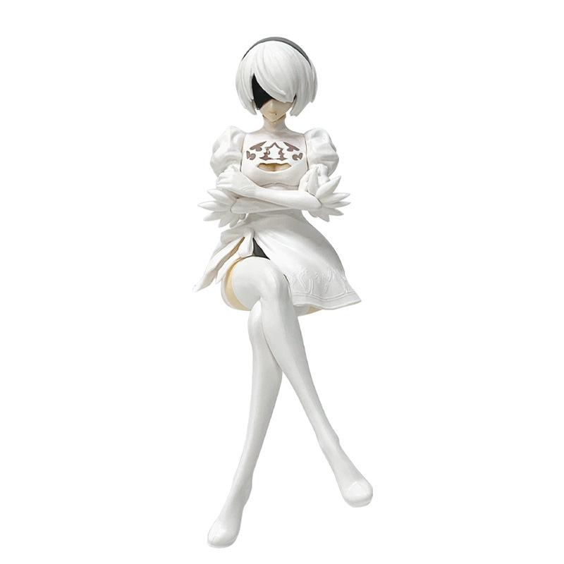 13-15cm YoRHa Nr.2 Typ B Typ A Actionfigur Modell Sammlung Spielzeug Schönes Mädchen Requisiten Puppe