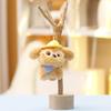 Dog Glasses Cute Plush Toy Keychain Animal Stuffed Doll Backpack Gift Pendant