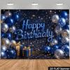 2D Plane Birthday Party Banner Background Fabric, Durable Polyester Material