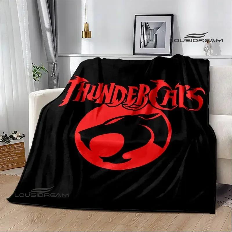 Thundercats Cartoon-Druckdecke, warme Decke für Kinder, T-Flansch-Decke, Heimreisedecke, Bettauskleidung, Geburtstagsgeschenk