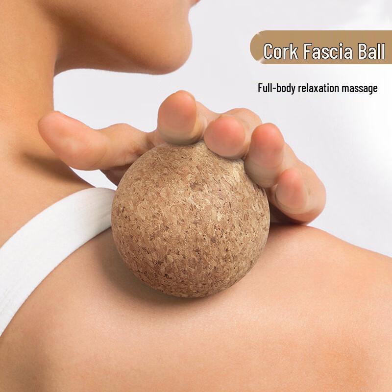 WEZHO 6.5cm Cork Yoga Massage Ball Set (4-pack)