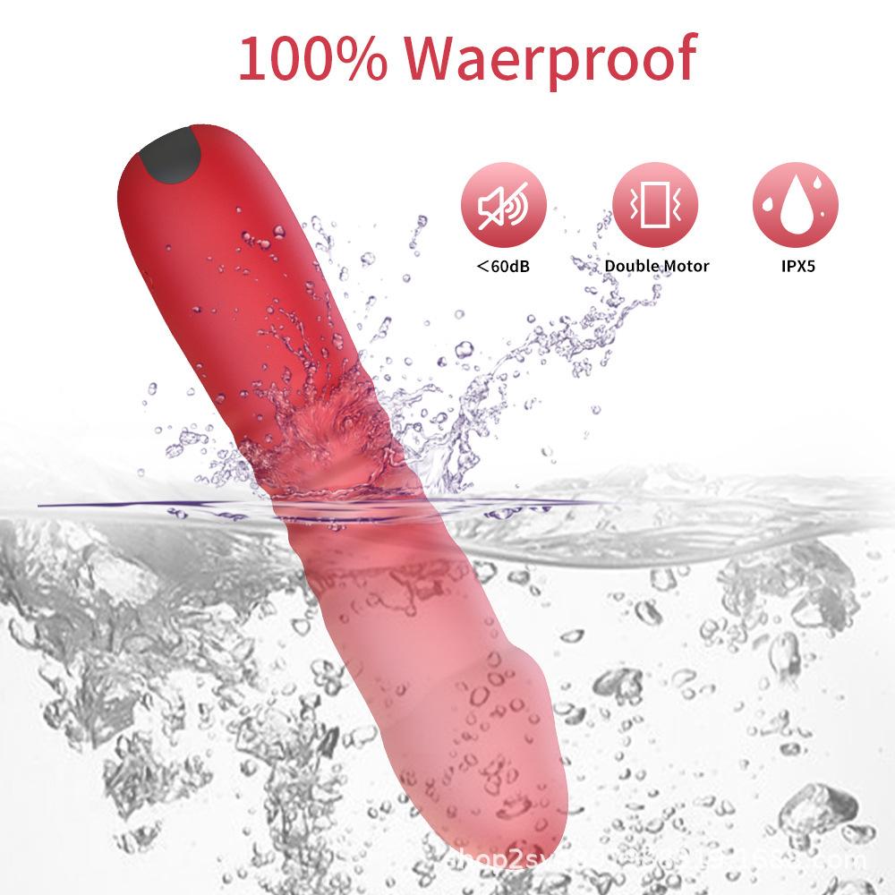 Telescopic Vibrating Wand for Women - Simulated Penis Masturbator
