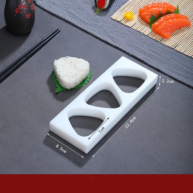 Wooden White Sushi Mould Special Flat Wooden Roller Shutter Sushi Tools Bamboo Rice Pressing Mould Mat Bento Sushi Maker