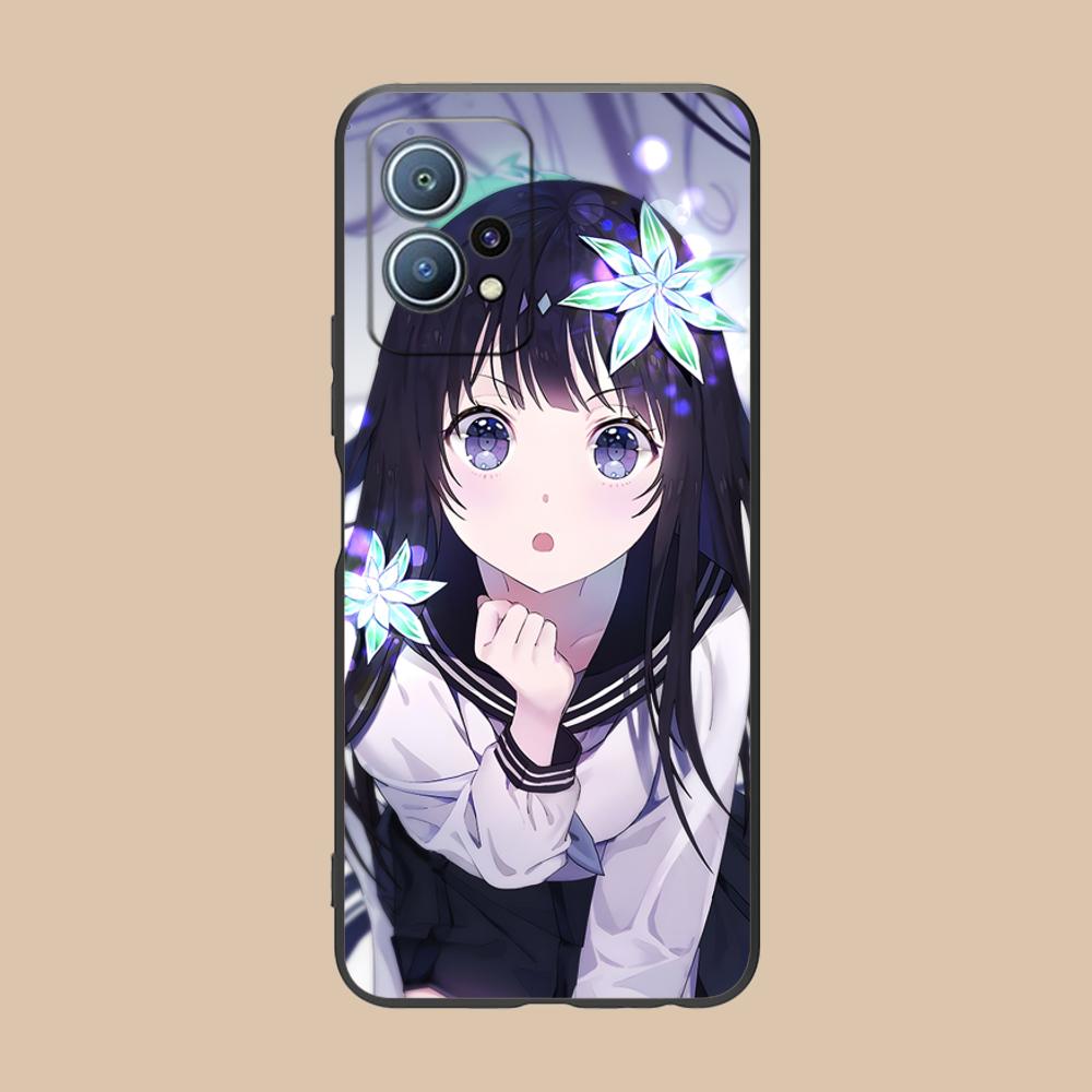 

Hyouka Chitanda Matte TPU Mobile Phone Case for Huawei P60 P50 P40 P30 P20 P10 P9 P8 Pro Lite Plus Colorful Printing Cover Huawei P8