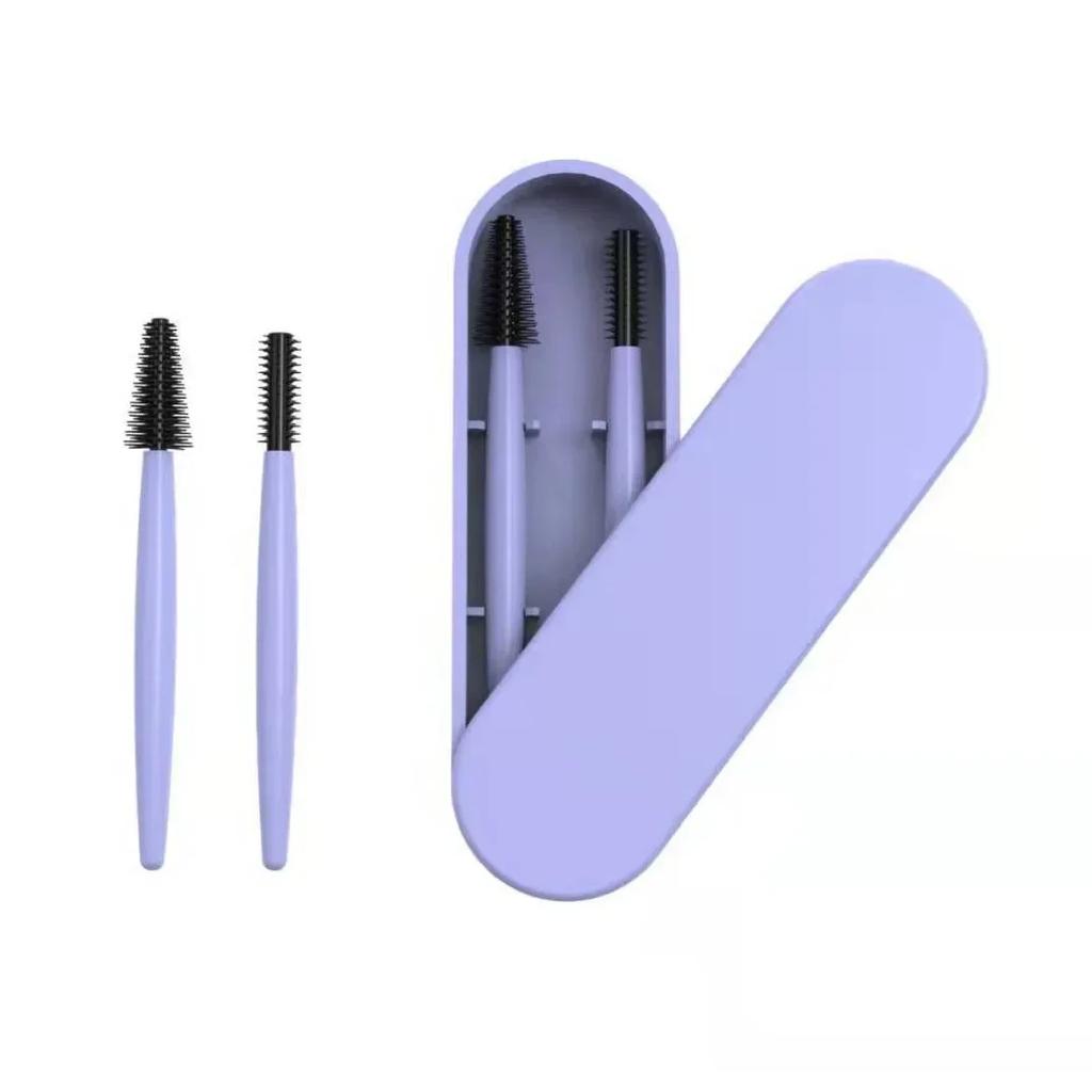 Eyelash Brush Mascara Wands Microbrush Eyelash Extension Supplies Eyelash Make Up Brushes Reusable Silicone Eyebrow Lash Brush
