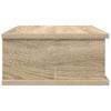Nightstand Sonoma Oak Finish 40 x 31 x 15 cm Engineered Wood