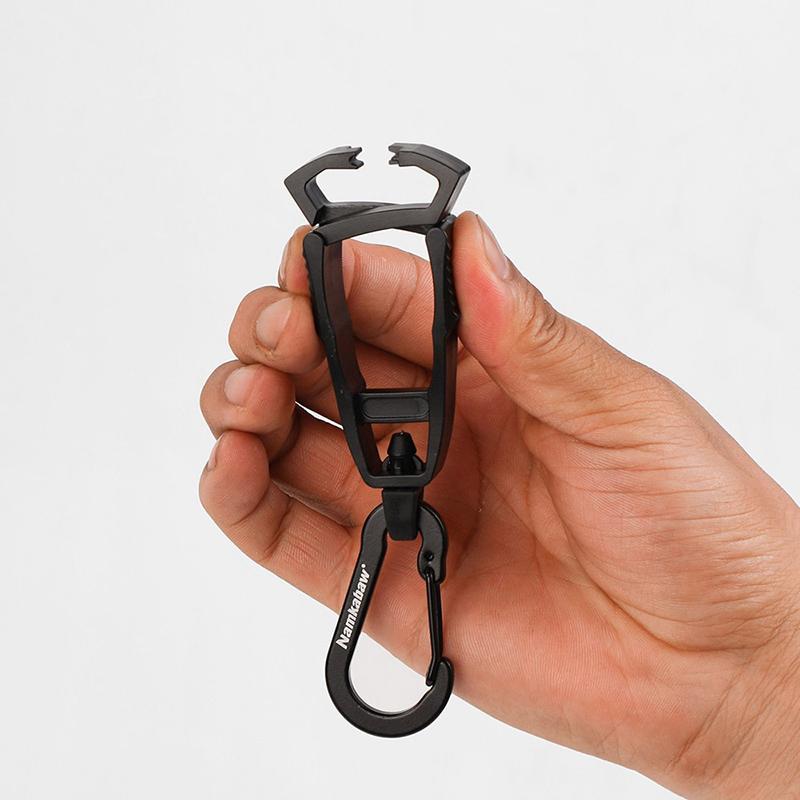Outdoor Multifunctional Plastic Hook Buckle Safety Work Gloves Holder Anti-Drop Durable Glove Belt Clamp For Worker Construction