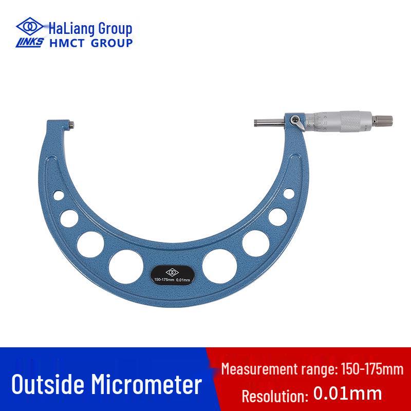 HaoLiang High Precision Outside Micrometer 0-100MM, 0.01MM Accuracy