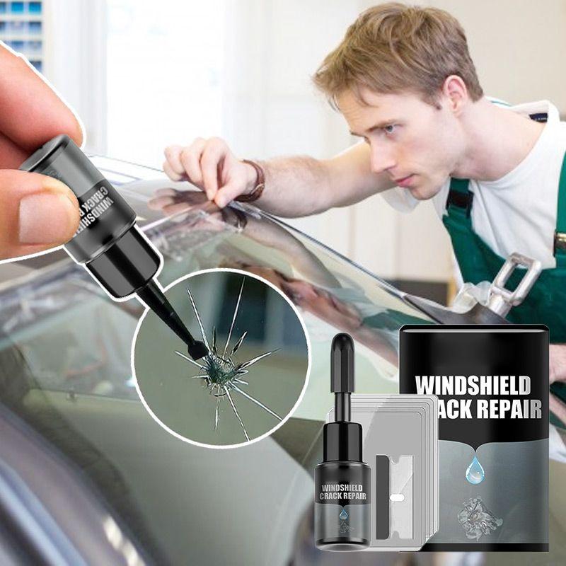 Front Window Repair Kit Liquid Glass for Car Cracked Glass Repairing Automotive Windshield Regroover Glass Repair Fluid Tools