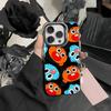 Custodia per Telefono D-Gumball e Darwin Per iPhone 17,16,15,14,13,12,Pro MAX Nera Opaca Cover Antiurto
