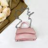 Simple Temperament Women's Small Square Bag Chain Handbag New Summer High-value Solid Color Casual Shoulder Bag