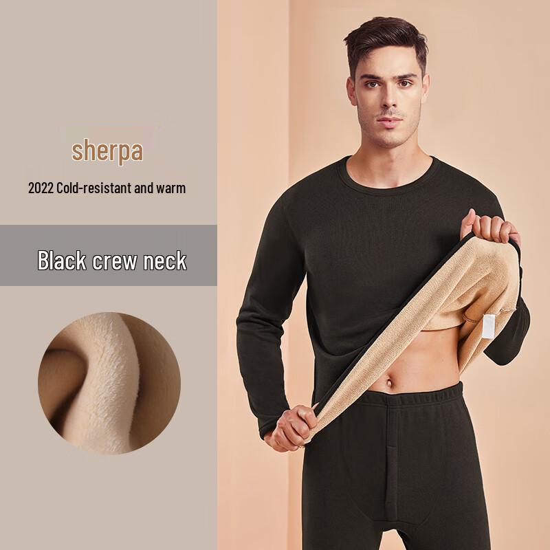 Men's Thickened Fleece Thermal Underwear Set