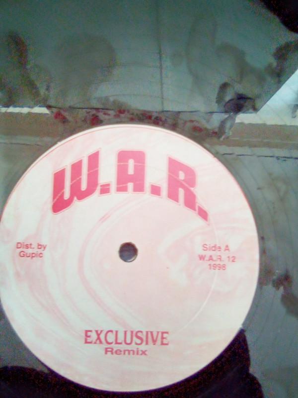 

12inch Record BEENIE MAN Exclusive Remix WAR12 W.A.R. 1998 Jamaica Reggae Ska Dub Used