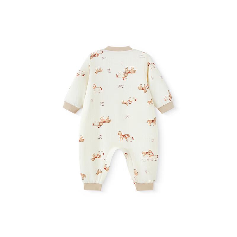 YEEHOO Newborn Pure Cotton Long Sleeve Romper
