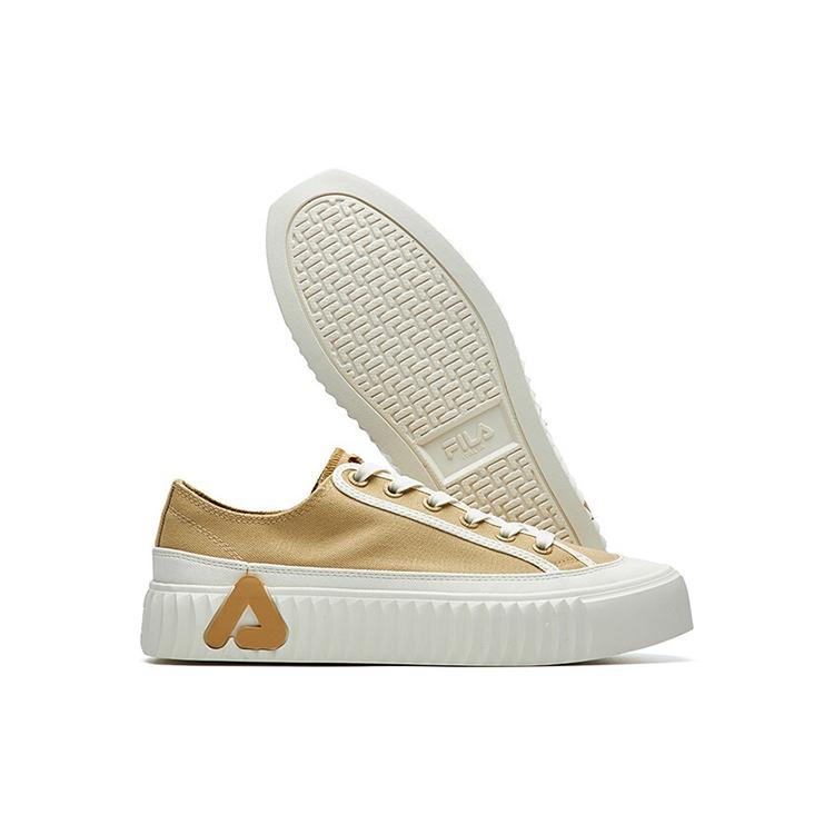 New FILA Gear Low Top Skateboard Shoes Women's Brown F12W124342FLT