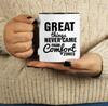 Inkdotpot Great Things Never Came From Comfort Zones 11Oz Ceramic  Coffee  Mug Inspirational Quotes Gift For Employee Boss Coworkers