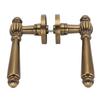 Bronze Door Handle Lock Quiet Copper Core Retro Door Handle Lock for Bedroom Living Room