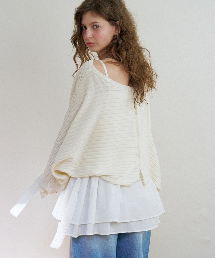 LETTERA 2Way Off-Shoulder Bolero_2Color