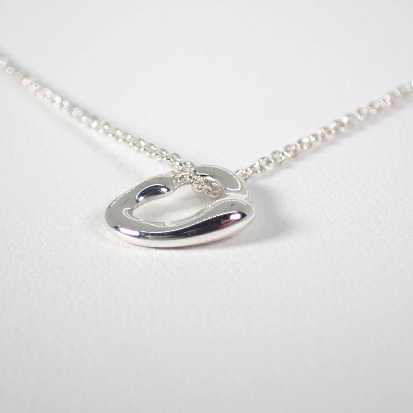 [Folosit] TIFFANY/Pandant/Colier Tiffany 925 cu inimă deschisă/g486-95