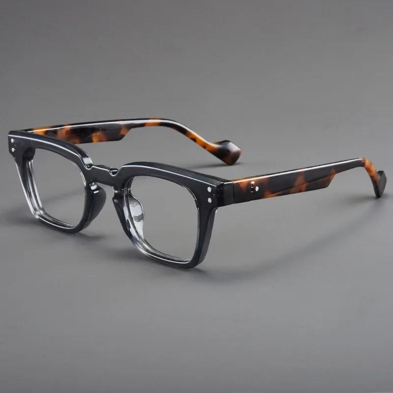 New Men's Square Business Reading Glasses Anti-blue Light Glasses Trend of Ultra-light Ladies Presbyopia Glasses Frame
