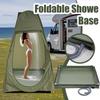 Foldable Camping Shower Tent Floor Base Outdoor Tent Shower Tray Folding Pan Pets Basin Base Beach Travel Hiking Accessories
