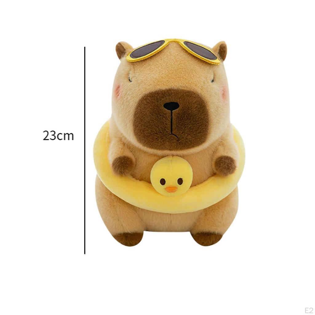 Adorable Capybara Plush Toy for Car Decor Gift All Ages