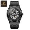 Binbang Men's Automatic Waterproof Skeleton Mechanical Watch - High-End Alloy Design