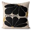 Office Living Room Home Pillowcase Black and White Simple Abstract Pattern Pillowcase Car Ornaments