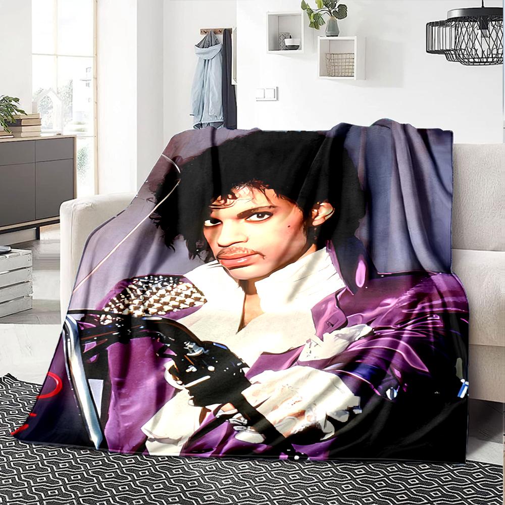 1pc Prince2 Blanket, Gift, for Men and Women, Soft Blanket, Good for Sofa Bed Couch Travel, Lightweight Flannel Blanket