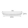 Saucer 5 Pack Tray,Plastic Saucers Drip Trays,Excellent for indoor e outdoor Flower Pots