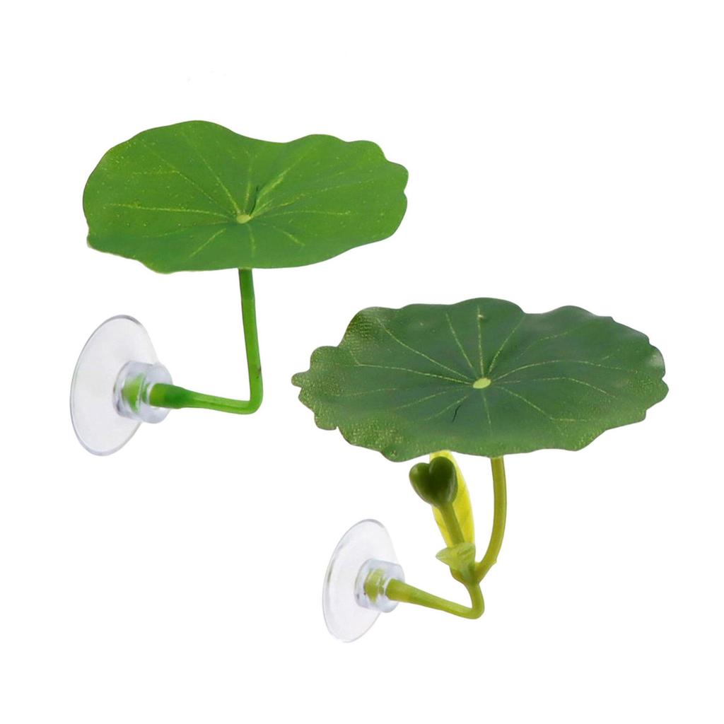 Betta Fish Leaf Pad Suction Cup Leaf Hammock Resting Bed Safe Environment Betta Spawning Bed for Aquariums Landscape
