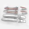 Compatible for Honda Civic 2006 2007 2008 2009 2010 2011 Exterior Door Handle Cover and Door Bowl Covers Scratch Protector Decor (Chrome Color)