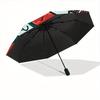 1pc Cats Skulls Auto Open/Close Cute Umbrella, Portable Folding Umbrella for Travel, Themed Events,
